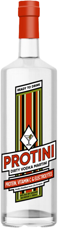 Dirty Vodka Martini Protini